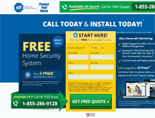 Tablet Screenshot of homealarm.net