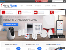 Tablet Screenshot of homealarm.se